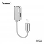 REMAX Adapter Enjoy Series For Lightning to Lightning + Lightning RL-LA02i Silver