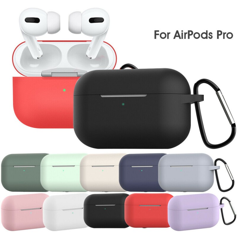 OEM Θήκη Σιλικόνης Με Γάντζο Για Apple Airpods 3 2021 Κόκκινο
