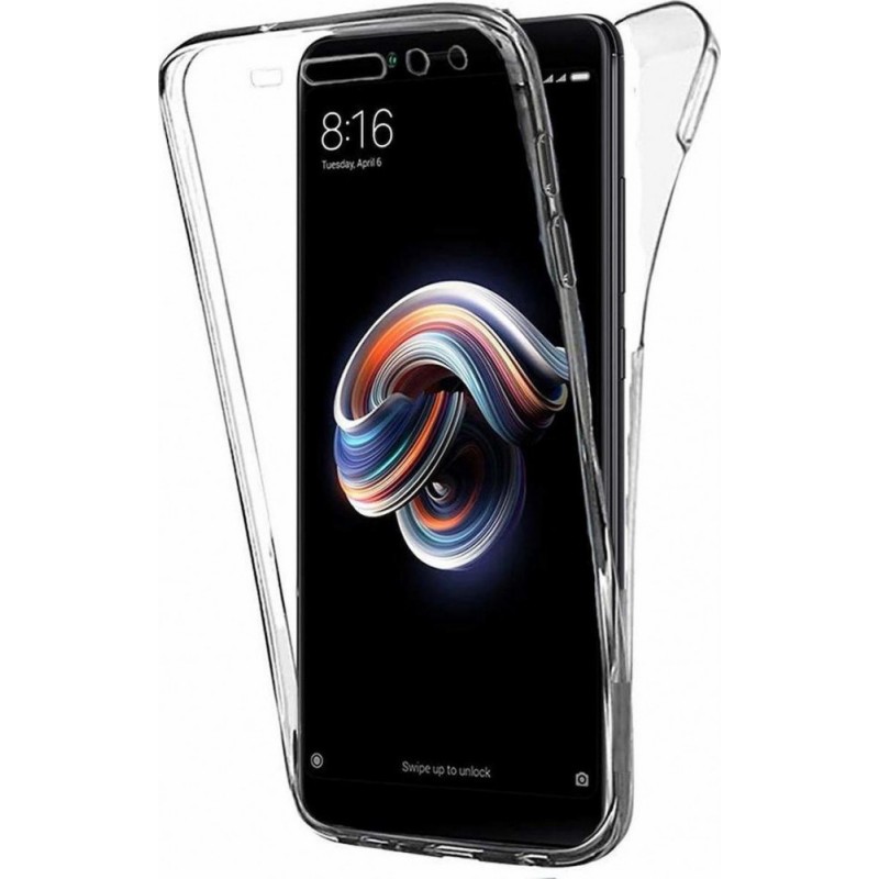 Oem Θήκη 360° Full Cover Σιλικόνης Για Xiaomi Redmi Note 8 / Note 8 2021  Διάφανο