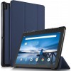Trifold Θήκη Βιβλίο με Σιλικόνη Flip Cover Για Samsung Galaxy A7 Lite 8.7" Μπλε