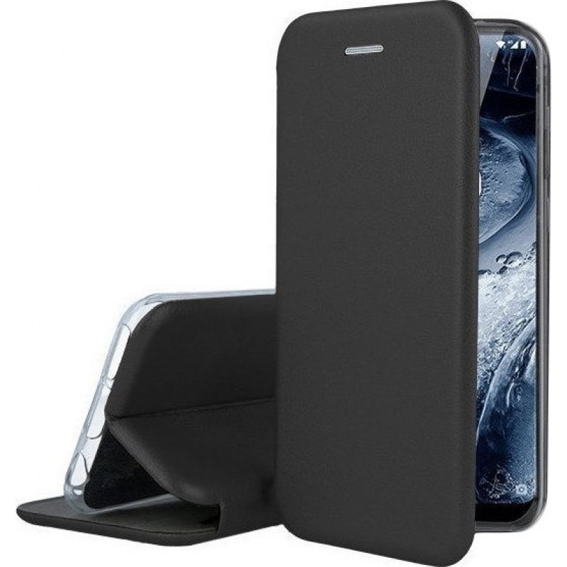 Oem Θήκη Book Smart Magnet Elegance Για  Xiaomi Redmi Note 11 Pro / Note 11 Pro 5G / Poco X4 Pro 5G Μαύρο