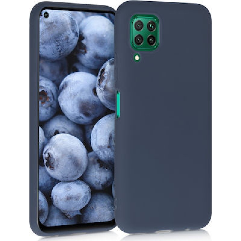 Oem Θήκη Σιλικόνης Matt 1,2 mm Για Huawei P40   Μπλε
