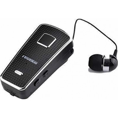 Fineblue Bluetooth Wireless Headset με Δόνηση & Καλώδιο Fineblue F970 Black