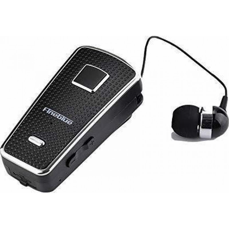Fineblue Bluetooth Wireless Headset με Δόνηση & Καλώδιο Fineblue F970 Black
