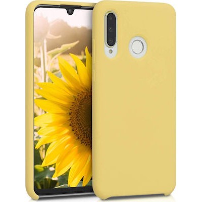 Oem Θήκη Σιλικόνης Soft 2.0 mm Για Huawei P40 Lite E / Y7P 2020 / HONOR 9C Κίτρινο