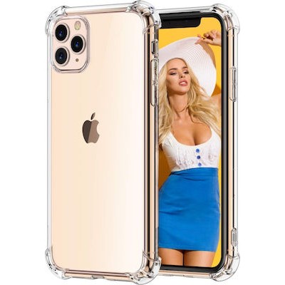 Oem Θήκη Σιλικόνης Anti Shock (0.5mm) Για Apple iPhone 11 Pro  Διάφανο