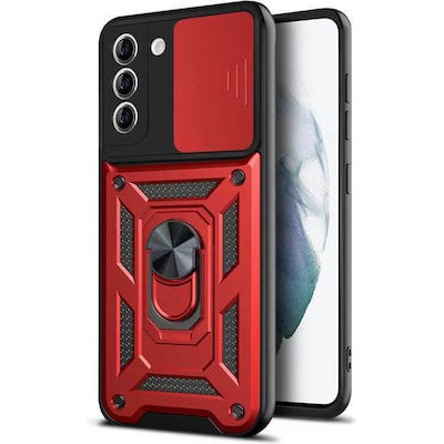 Oem Θήκη Slide Armor Back Cover Για Samsung Galaxy A16 5G Με Προστασία Κάμερας Κόκκινο