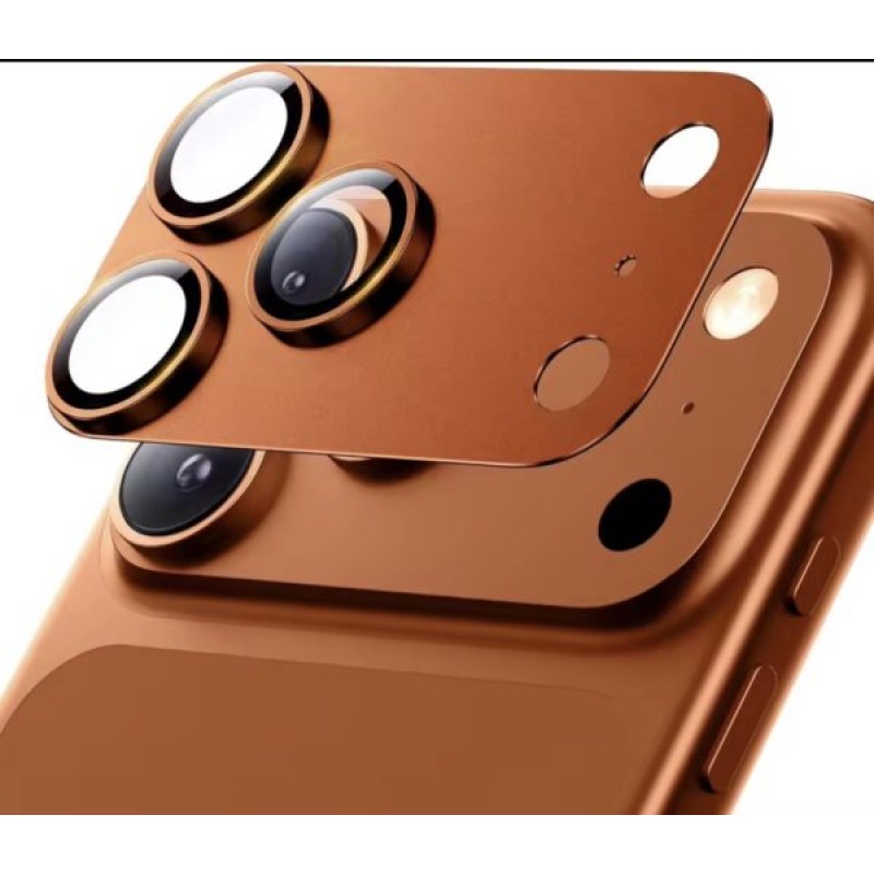 Oem Μεταλλική Προστασία Κάμερας Για Apple iPhone 17 Pro Max 5G 6,9" Πορτοκαλί