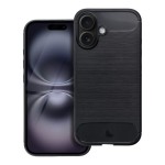 Oem Θήκη Σιλικόνης Carbon Για  Apple iPhone 16 5G 6,1" Μαύρο