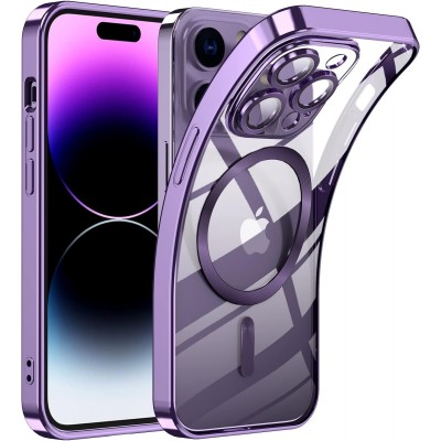 Oem Θήκη Back Cover Electro Magsafe Για Apple iPhone 16 Pro Max 5G 6,9" Μωβ