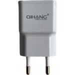 Qihang 2 x USB C7110 Φορτιστής Ταξίδου Αντάπτωρας Universal 2.1A Λευκός  