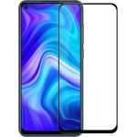 Oem Full Face Tempered glass Box Για Xiaomi Redmi Note 9 Μαύρο