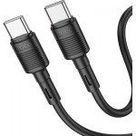  Hoco X88 Καλώδιο Φόρτισης Fast Type C Σε Type C 1.0 m 3.A 60W Μαύρο