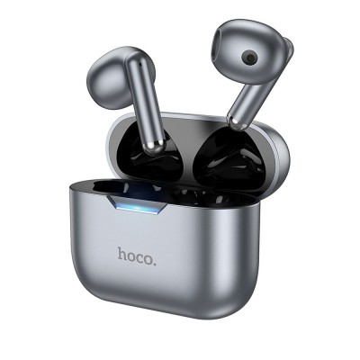 Hoco EW34 Earbud Bluetooth Handsfree Ακουστικά Με Θήκη Φόρτισης Γκρι