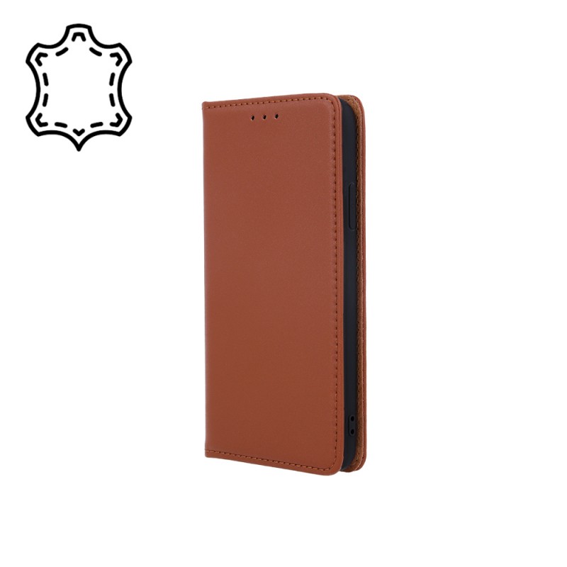 Θήκη Βιβλίο Genuine Leather case Smart Pro Για Samsung Galaxy A17 5G Καφέ