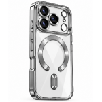Oem Θήκη Back Cover Electro Magsafe Για Apple iPhone 18 Pro 5G 6,3" Ασημί