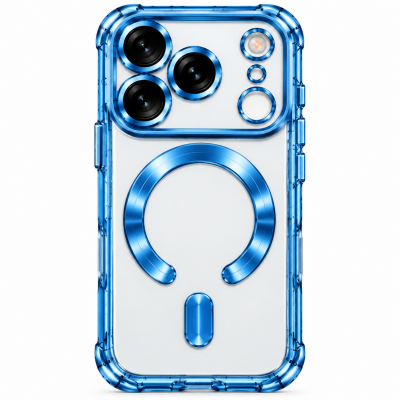 Oem Θήκη Back Cover Electro Magsafe Για Apple iPhone 18 Pro 5G 6,3" Γαλάζιο