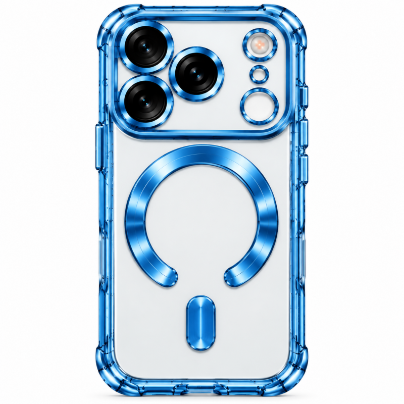Oem Θήκη Back Cover Electro Magsafe Για Apple iPhone 18 Pro 5G 6,3" Γαλάζιο