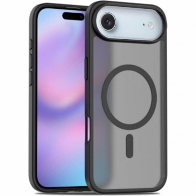 Oem Θήκη Back Cover Electro Magsafe Ημιδιαφανή Για Apple iPhone 17 Air 5G 6,6" Μαύρο