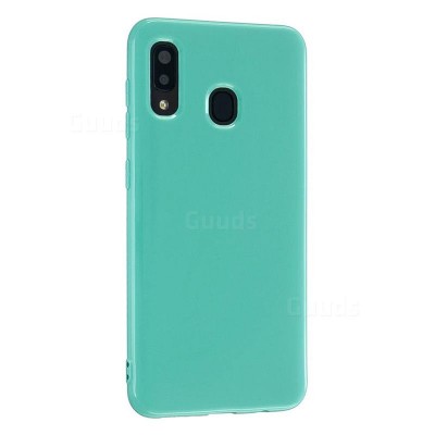 Oem Θήκη Σιλικόνης Για Samsung Galaxy A30 Samsung Galaxy A20  Τιρκουάζ