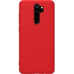 Oem Θήκη Σιλικόνης Matt Για Xiaomi Redmi 9 Κόκκινο