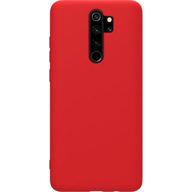 Oem Θήκη Σιλικόνης Matt Για Xiaomi Redmi 9 Κόκκινο