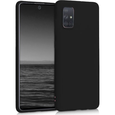 Oem Θήκη Σιλικόνης Matt 1,2 mm Για Realme 7i / C25  Μαύρο