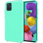 Oem Θήκη Σιλικόνης Matt Για Realme 7 Pro Τιρκουάζ