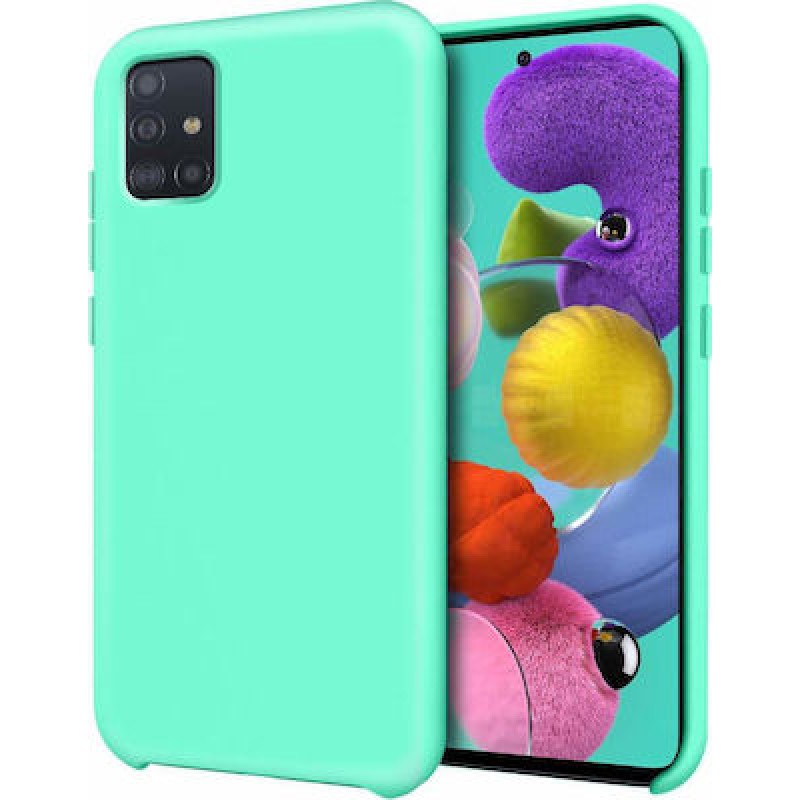 Oem Θήκη Σιλικόνης Matt Για Realme 7 Pro Τιρκουάζ