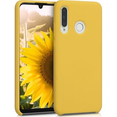 Oem Θήκη Σιλικόνης Matt 1,2 mm Για Huawei Y6P 2020  Κίτρινο