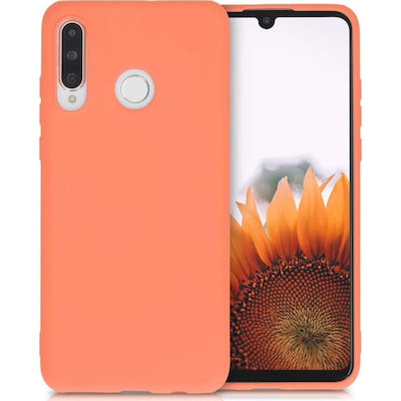 Oem Θήκη Σιλικόνης Matt 1,2 mm Για Huawei Y6P 2020  Πορτοκαλί