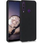 Oem Θήκη Σιλικόνης Matt 1,2 mm Για Huawei Y6P 2020  Μαύρο