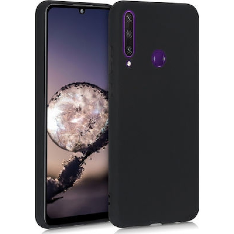 Oem Θήκη Σιλικόνης Matt 1,2 mm Για Huawei Y6P 2020  Μαύρο