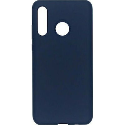 Oem Θήκη Σιλικόνης Matt 1,2 mm Για Huawei P40 Lite E Σκούρο Μπλε 