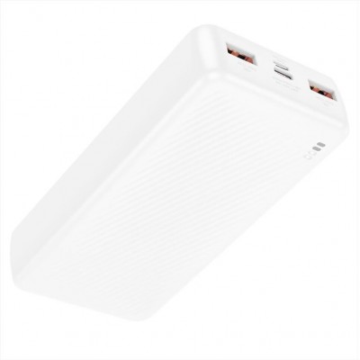 Borofone BJ56 Graceful Power Bank 10000mAh 22.5W Με 2 Θύρες USB-A  Λευκό
