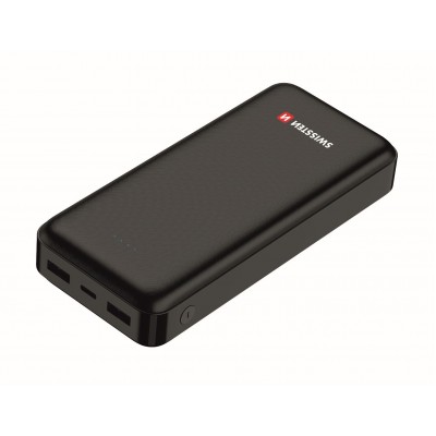 Swissten Worx Powerbank  Power 20000mAh ΜΑΥΡΟ