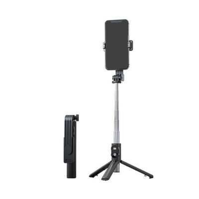 Oem P20H selfie stick with tripod and remote control bluetooth black 