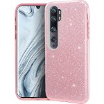Glitter Case Shining Cover Χρυσόσκονη Για Xiaomi Mi Note 10 / Mi Note 10  Pro  Ροζ