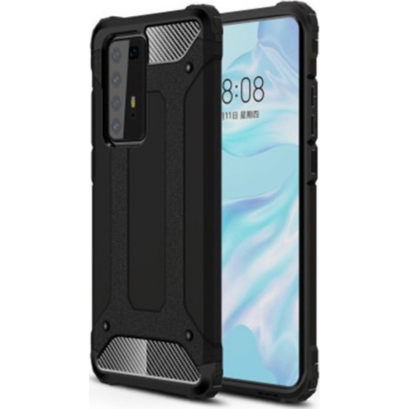 Oem Θήκη Armor Back Cover Για Huawei P40 Pro  Μαύρο