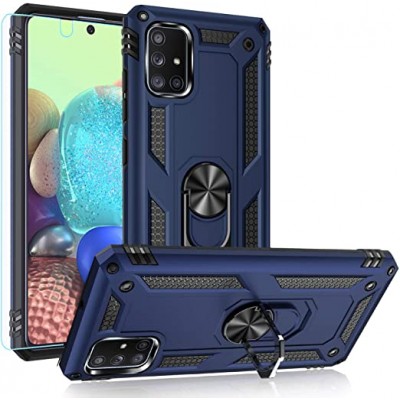 Oem Θήκη Armor  Με Ring Stand TPU Case Για Xiaomi Redmi 9T / Poco M3 / 9 Power / Note 9 4G Μπλε