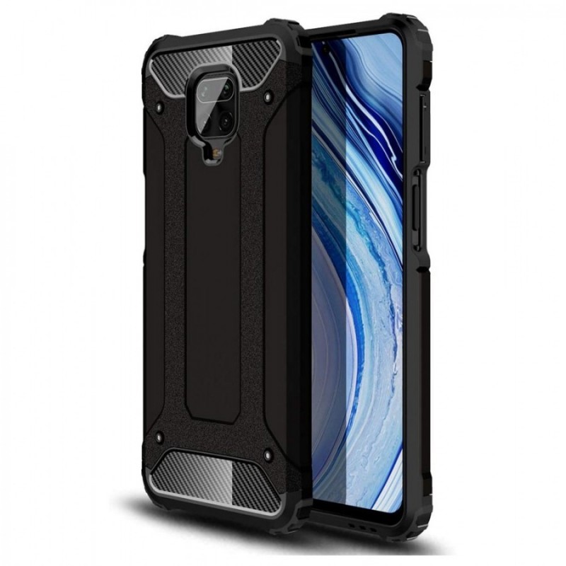 Oem Θήκη Armor Back Cover Για Xiaomi Redmi Note 9 Pro / Redmi Note 9s / Note 9 Pro Max  Μαύρο