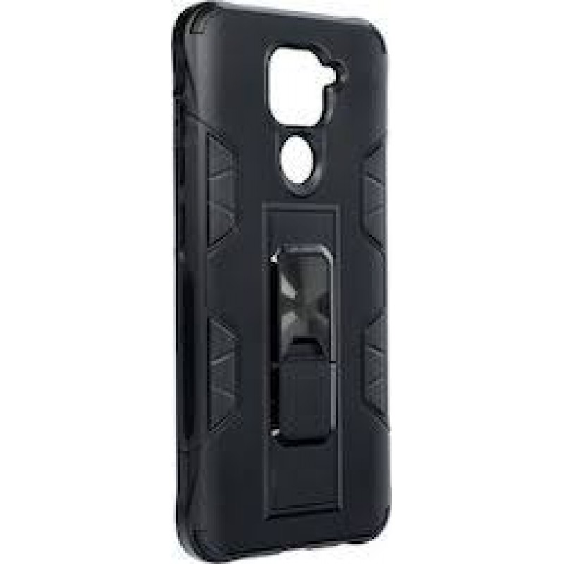 Forcell Defender Case with stand Για Xiaomi Redmi Note 9  Μαύρο