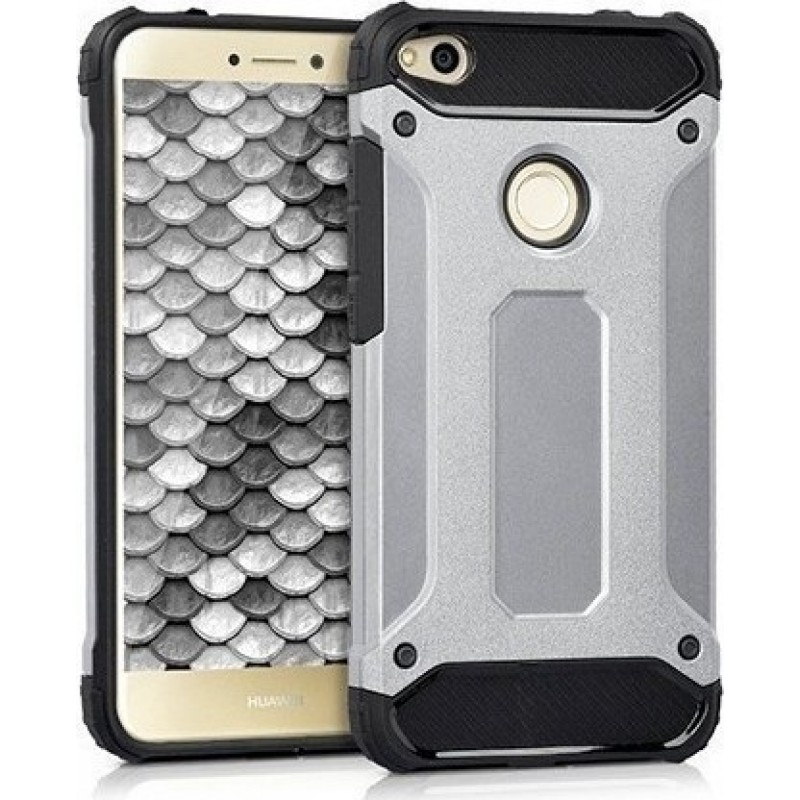 Oem Θήκη Armor Back Cover Για Huawei Ascend P9 Lite mini  Ασημί