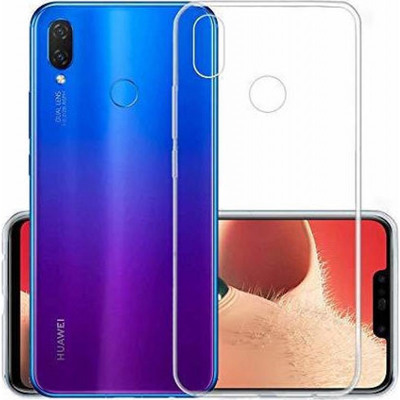 Oem Θήκη Σιλικόνης Για Huawei P Smart Plus Διάφανη