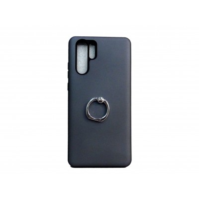 OEM Hard Back Cover Ring Stand Case Σκληρή Θήκη με Δαχτυλίδι Στήριξης Για Huawei P30 Pro  Γκρι