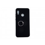 Oem Hard Back Cover Ring Stand Case Σκληρή Θήκη με Δαχτυλίδι Στήριξης Για Huawei P Smart Plus 2019 / Honor 20 Lite  Μαύρο
