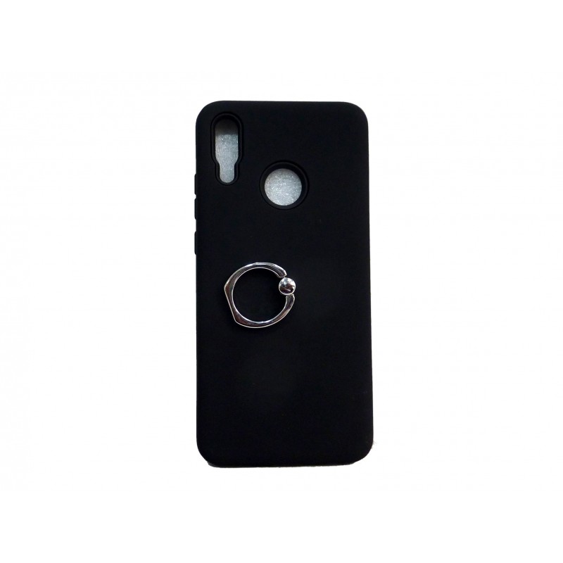 Oem Hard Back Cover Ring Stand Case Σκληρή Θήκη με Δαχτυλίδι Στήριξης Για Huawei P Smart Plus 2019 / Honor 20 Lite  Μαύρο
