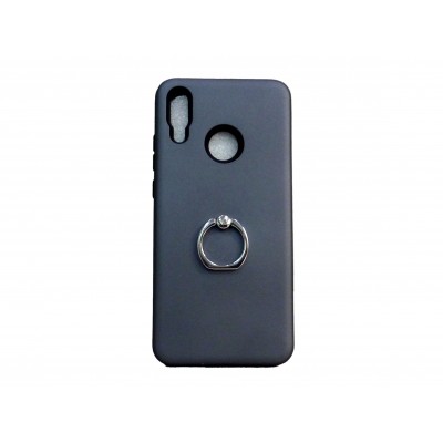 Oem Hard Back Cover Ring Stand Case Σκληρή Θήκη με Δαχτυλίδι Στήριξης Για Huawei P Smart 2019 / Honor 10 Lite  Γκρι