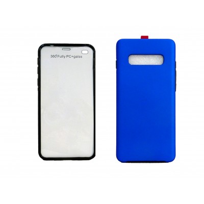 OEM Θήκη Σιλικόνης Full Cover Για Samsung Galaxy S10E  Μπλε