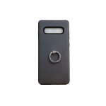 Oem Hard Back Cover Ring Stand Case Σκληρή Θήκη με Δαχτυλίδι Στήριξης Για Samsung Galaxy S10 Plus  Γκρι